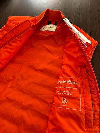 Chaleco Calvin Klein Naranja Talla S M