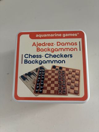 Mini Ajedrez, Damas y Backgammon