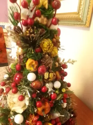 Alberello di Natale decorato