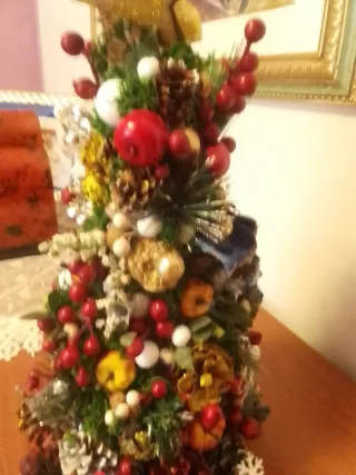 Alberello di Natale decorato