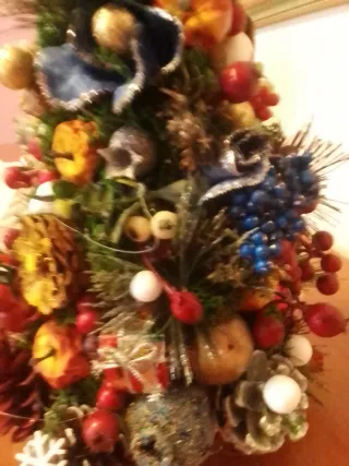 Alberello di Natale decorato