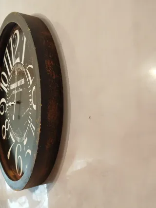 Reloj de Pared Grand Hotel Paris, Decoración