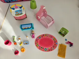 Playmobil Cuna, Cambiador y Accesorios