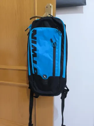 Mochila Ciclismo BTWIN Azul y Negra