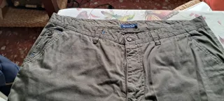 Pantalón Chino Massimo Dutti T.50 Verde