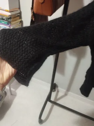 Mantello poncho lana misto tg. unica