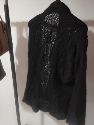 Mantello poncho lana misto tg. unica