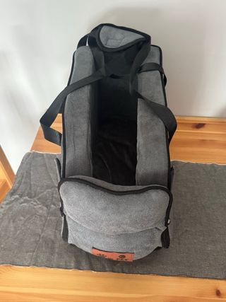 Asiento Coche Perro Pequeño Gris