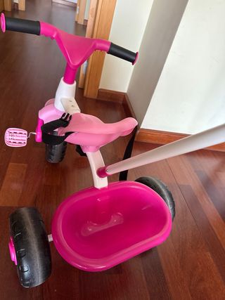 Triciclo Infantil Metálico Rosa