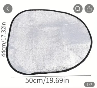 Protector solar para volante de coche