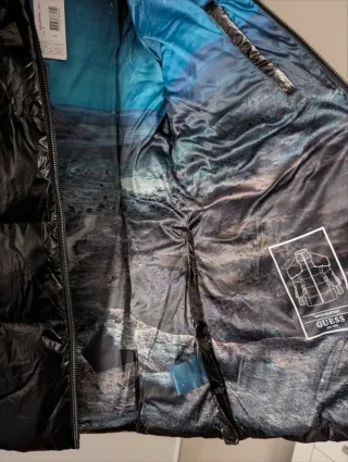 Guess Cazadora Acolchada Negra T. S