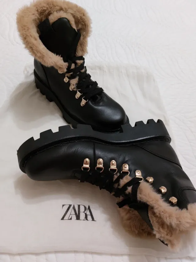 Botas Zara con pelo
