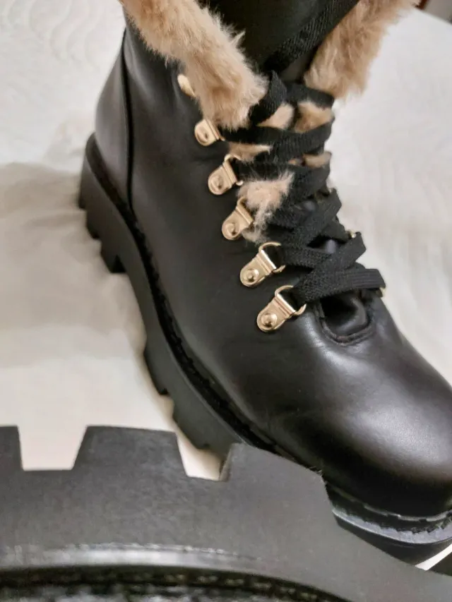 Botas Zara con pelo