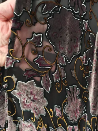 Kimono Zara Terciopelo Talla M