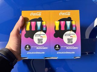 Vasos Coca-Cola Edición Limitada 2024 McDonald’s
