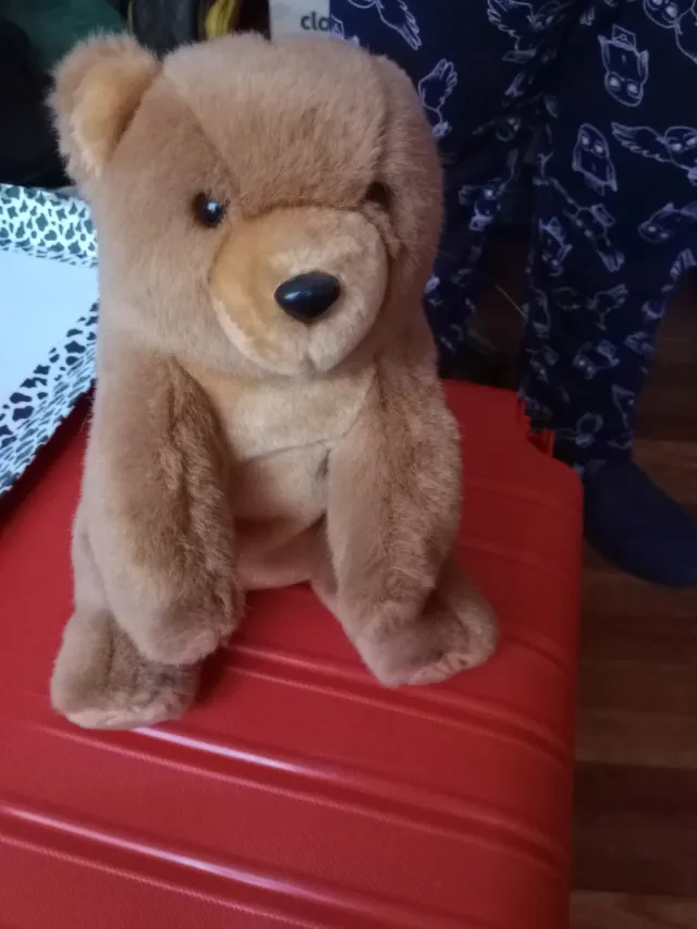 Oso de peluche marrón