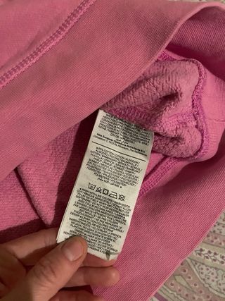 Sudadera Nike Rosa Corta Talla L