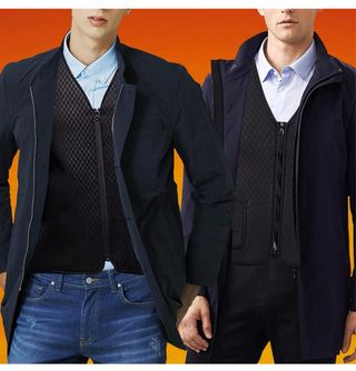 Chaleco negro calefactable