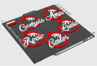 Adornos Navideños 3D Personalizados