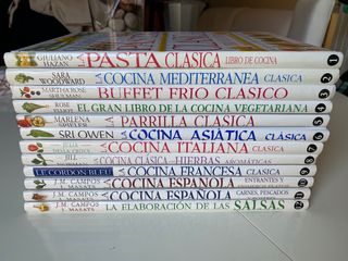 Colección de libros de cocina clásica – 12 tomos
