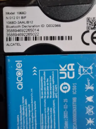 Telefono Alcatel Nero