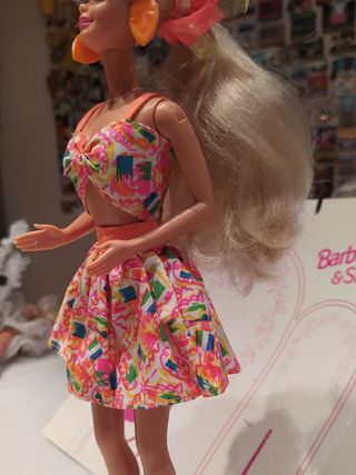 Vestito Barbie arancione