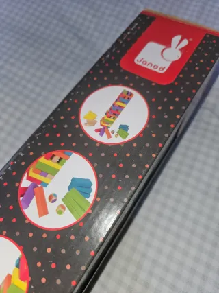 Juego de equilibrio Janod Torre de madera