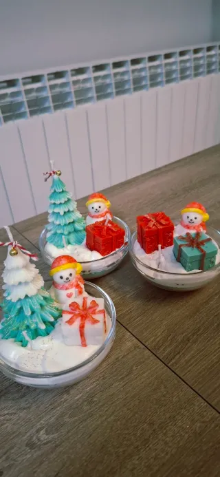 Velas Navideñas Decorativas