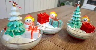 Velas Navideñas Decorativas