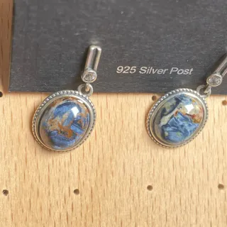 Pendientes Pietersite Plata 925