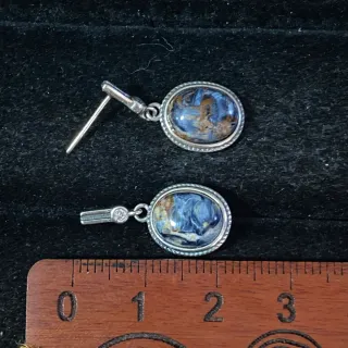 Pendientes Pietersite Plata 925