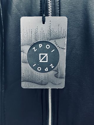 Vestido polipiel cremallera T/S afelpado interior