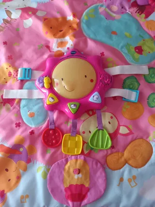 Minicuna + columpio + mantita