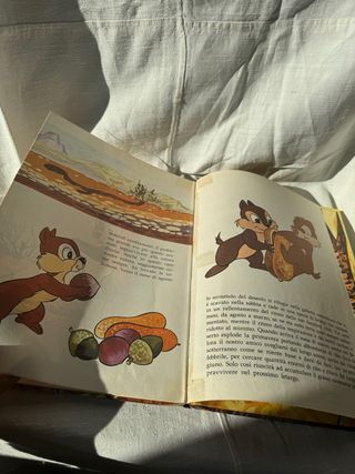 Walt Disney 1979 libro Scoiattolo vintage