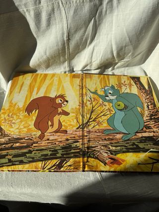 Walt Disney 1979 libro Scoiattolo vintage
