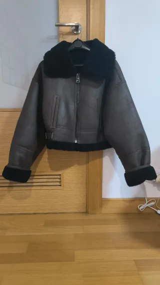 Chaqueta Biker Borrego Invierno