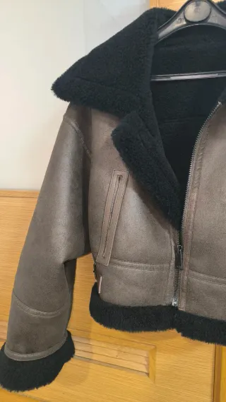 Chaqueta Biker Borrego Invierno