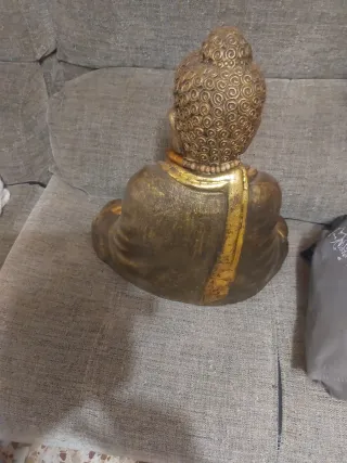Figura Buda Dorado Sentado ocasión
