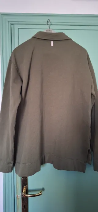 Giacca sportiva cotone verde militare