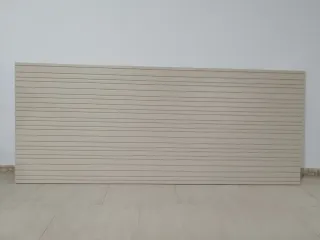 Tablero ranurado color perla