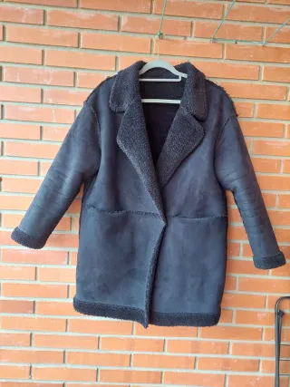Chaquetón negro forrado