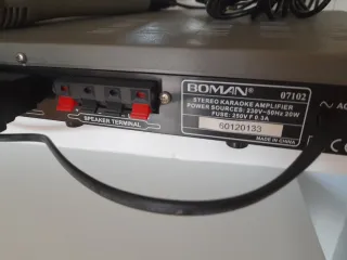 Amplificador Karaoke Boman Stereo