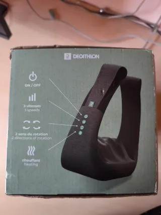 Cinturón Masaje Decathlon Calentador 3 Velocidades