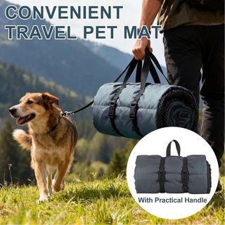 Cama Perro Feelhap 110x68Cm Impermeable Gris