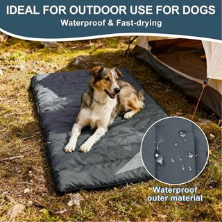 Cama Perro Feelhap 110x68Cm Impermeable Gris