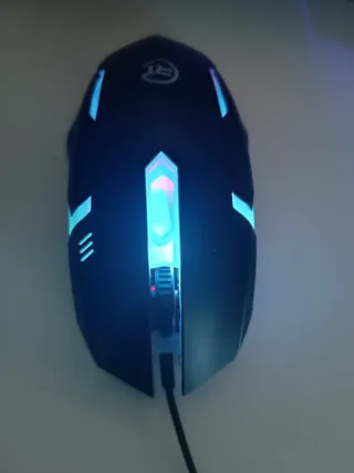 Ratón Gamer RGB Negro Marca RT