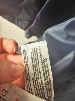 Cortavientos chubasquero gris/azul