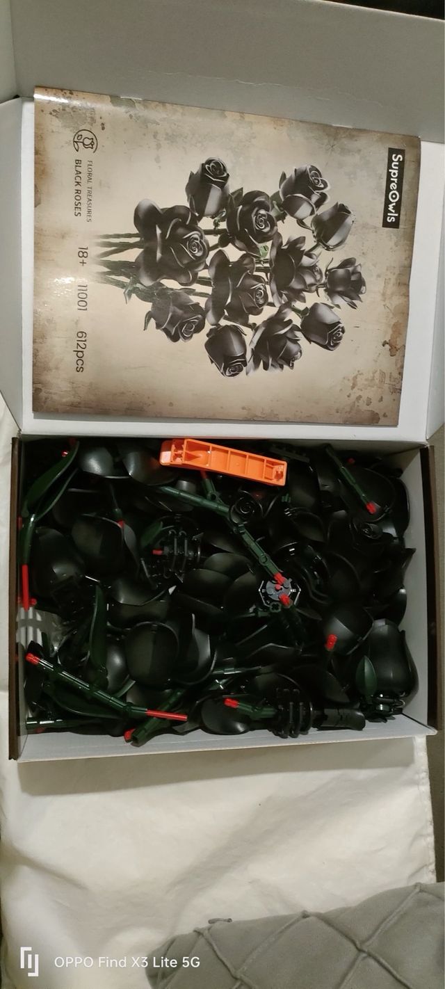 Quebra-cabeça Rosas Negras 612 peças