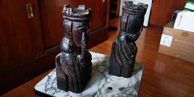 Sujetalibros Reyes Católicos Madera