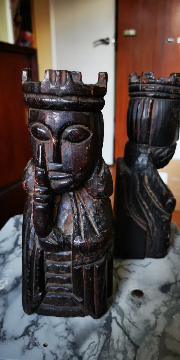 Sujetalibros Reyes Católicos Madera